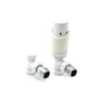 Reina Modal TRV Angled Valve White With Lockshield