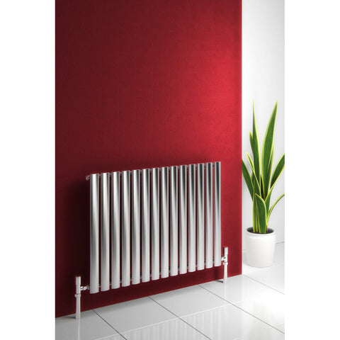 Reina Nerox Horizontal Heated Stainless Steel Designer Radiator