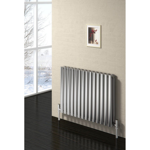 Reina Nerox Horizontal Heated Stainless Steel Designer Radiator