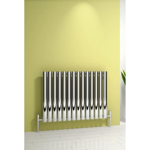 Reina Nerox Horizontal Heated Stainless Steel Designer Radiator