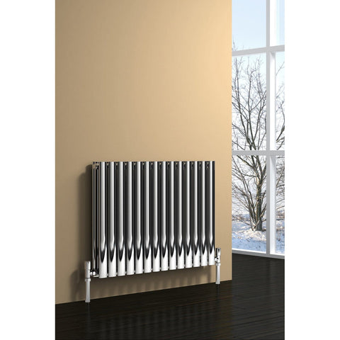 Reina Nerox Horizontal Heated Stainless Steel Designer Radiator