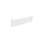 Single / White / 295 x 1200 mm Reina Nevah Horizontal Mild Steel Designer Radiator