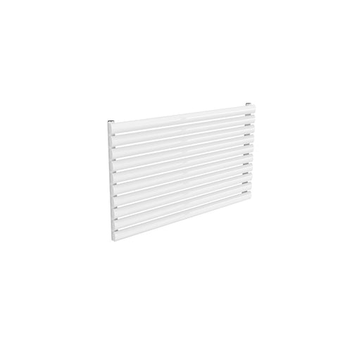 Single / White / 590 x 1000 mm Reina Nevah Horizontal Mild Steel Designer Radiator