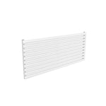 Single / White / 590 x 1400 mm Reina Nevah Horizontal Mild Steel Designer Radiator