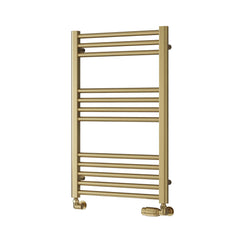 800 x 500 mm Reina Ottone Brushed Brass Flat Designer Heated Towel Radiator