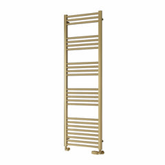 1600 x 500 mm Reina Ottone Brushed Brass Flat Designer Heated Towel Radiator