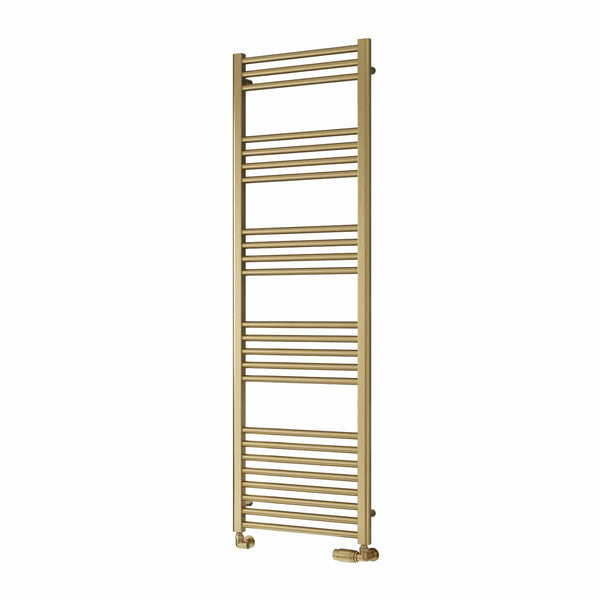 1600 x 500 mm Reina Ottone Brushed Brass Flat Designer Heated Towel Radiator