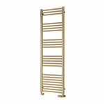 1600 x 500 mm Reina Ottone Brushed Brass Flat Designer Heated Towel Radiator