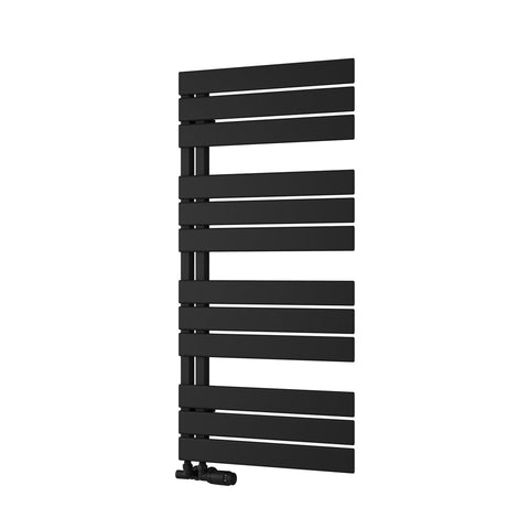 Black / 1124 x 550mm Reina Pettino Mild Steel Vertical Designer Radiator