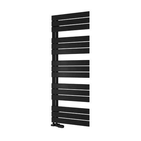 Black / 1424 x 550mm Reina Pettino Mild Steel Vertical Designer Radiator