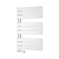 White / 823 x 550mm Reina Pettino Mild Steel Vertical Designer Radiator