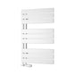 White / 823 x 550mm Reina Pettino Mild Steel Vertical Designer Radiator