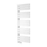 White / 1424 x 550mm Reina Pettino Mild Steel Vertical Designer Radiator