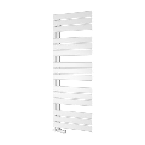 White / 1424 x 550mm Reina Pettino Mild Steel Vertical Designer Radiator