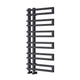 Anthracite / 1100 x 530mm Reina Pietra Mild Steel Vertical Designer Radiator