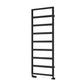 Black / 1460 x 450mm Reina Rezzo Mild Steel Designer Radiator