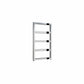 Chrome / 740 x 450mm Reina Rezzo Mild Steel Designer Radiator