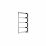 Chrome / 740 x 450mm Reina Rezzo Mild Steel Designer Radiator