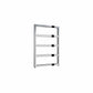 Chrome / 740 x 550mm Reina Rezzo Mild Steel Designer Radiator