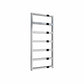 Chrome / 1100 x 550mm Reina Rezzo Mild Steel Designer Radiator
