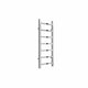 Chrome / 800 x 300 mm Reina Serena Vertical Designer Radiator