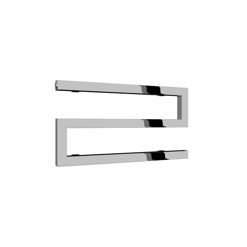 Chrome / 270 x 500mm Reina Serpe Mild Steel Designer Radiator