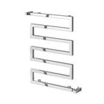 Chrome / 750 x 500mm Reina Serpe Mild Steel Designer Radiator