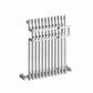 Chrome / 650 x 500mm Reina Sori Mild Steel Designer Radiator