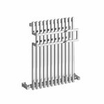 Chrome / 650 x 500mm Reina Sori Mild Steel Designer Radiator