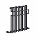 Anthracite / 650 x 500mm Reina Sori Mild Steel Designer Radiator
