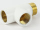 T-Piece Dual Fuel Adaptor White, Black or Chrome