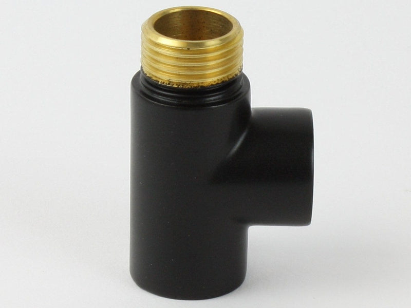 T-Piece Dual Fuel Adaptor White, Black or Chrome