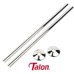 Chrome 500mm Talon Snappit Towel Rail Radiator Pipe Covers Collars