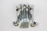 Chrome / With Plugs And Covers Towel Radiator Universal Black White Chrome Brackets