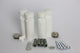 White / With Plugs Towel Radiator Universal Black White Chrome Brackets