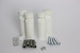 White / Without Plugs Towel Radiator Universal Black White Chrome Brackets