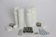White / With Plugs And Covers Towel Radiator Universal Black White Chrome Brackets