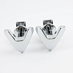 Vip Additional Towel Rail Hooks White / Chrome