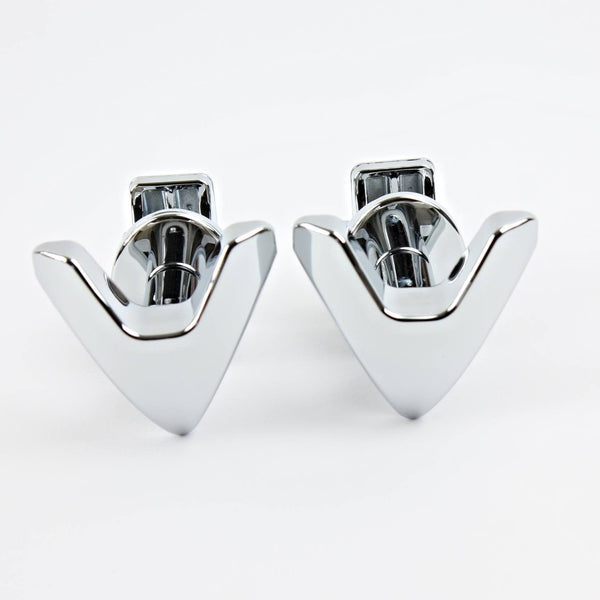 Vip Additional Towel Rail Hooks White / Chrome