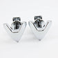 Vip Additional Towel Rail Hooks White / Chrome