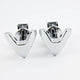 Vip Additional Towel Rail Hooks White / Chrome
