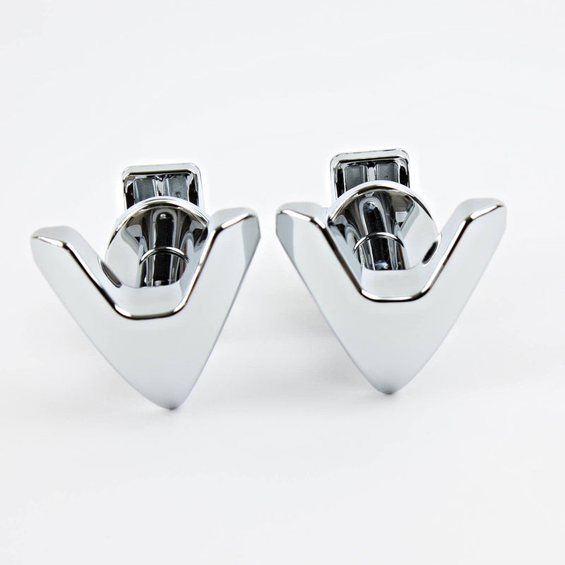 Vip Additional Towel Rail Hooks White / Chrome