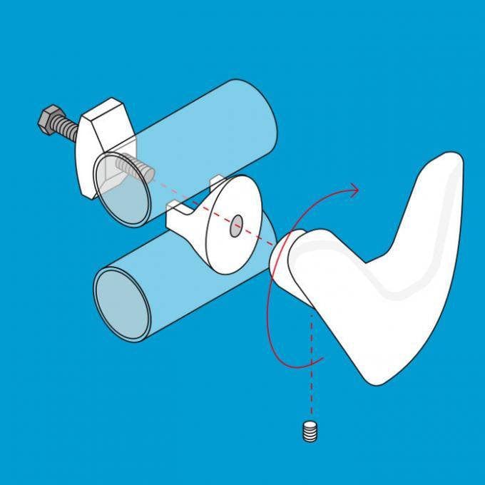 Vip Additional Towel Rail Hooks White / Chrome