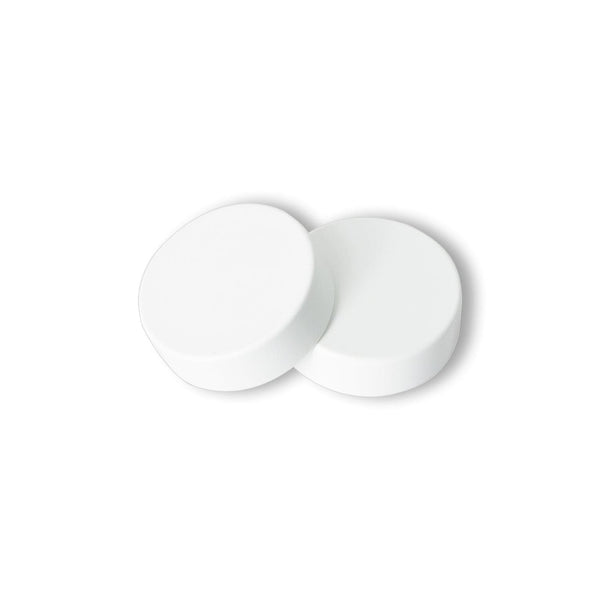 White Cover Caps For Towel Rail Bleed & Blanking Plugs