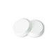 White Cover Caps For Towel Rail Bleed & Blanking Plugs