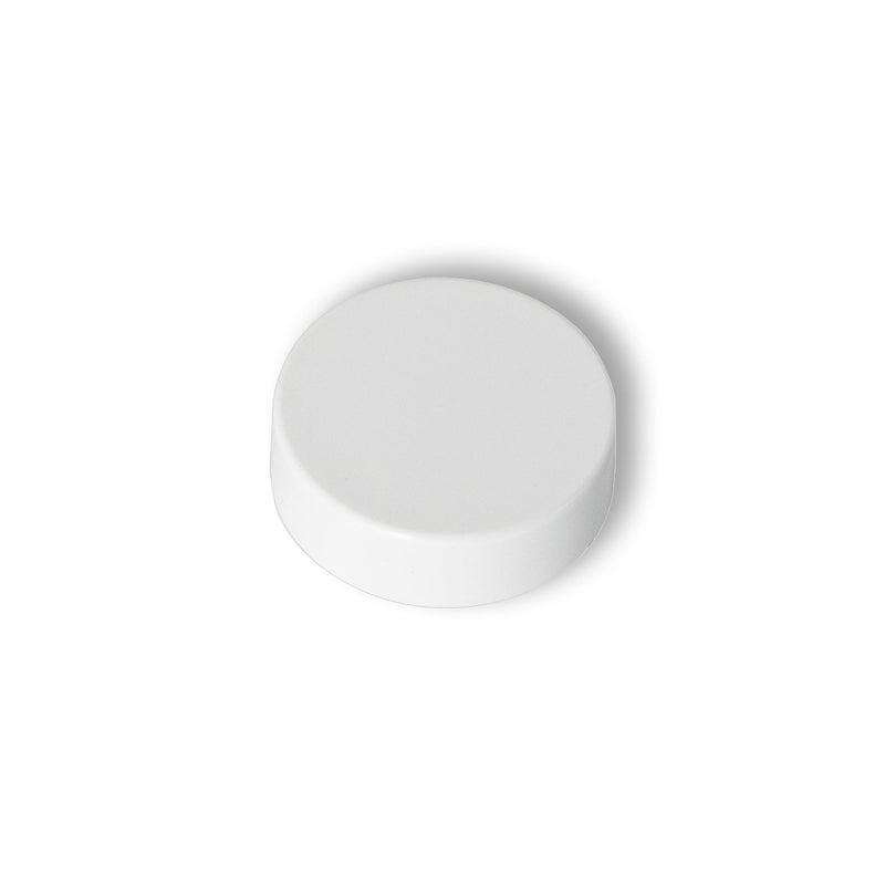 White Cover Caps For Towel Rail Bleed & Blanking Plugs