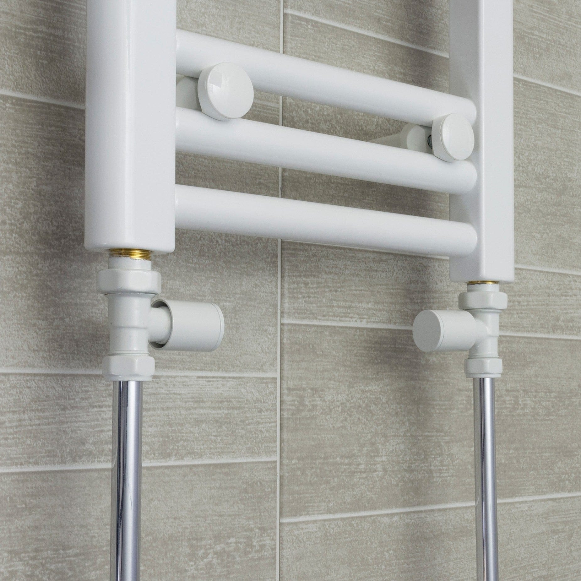 Bathroom Radiator Valves How To Turn On Towel Warmer White