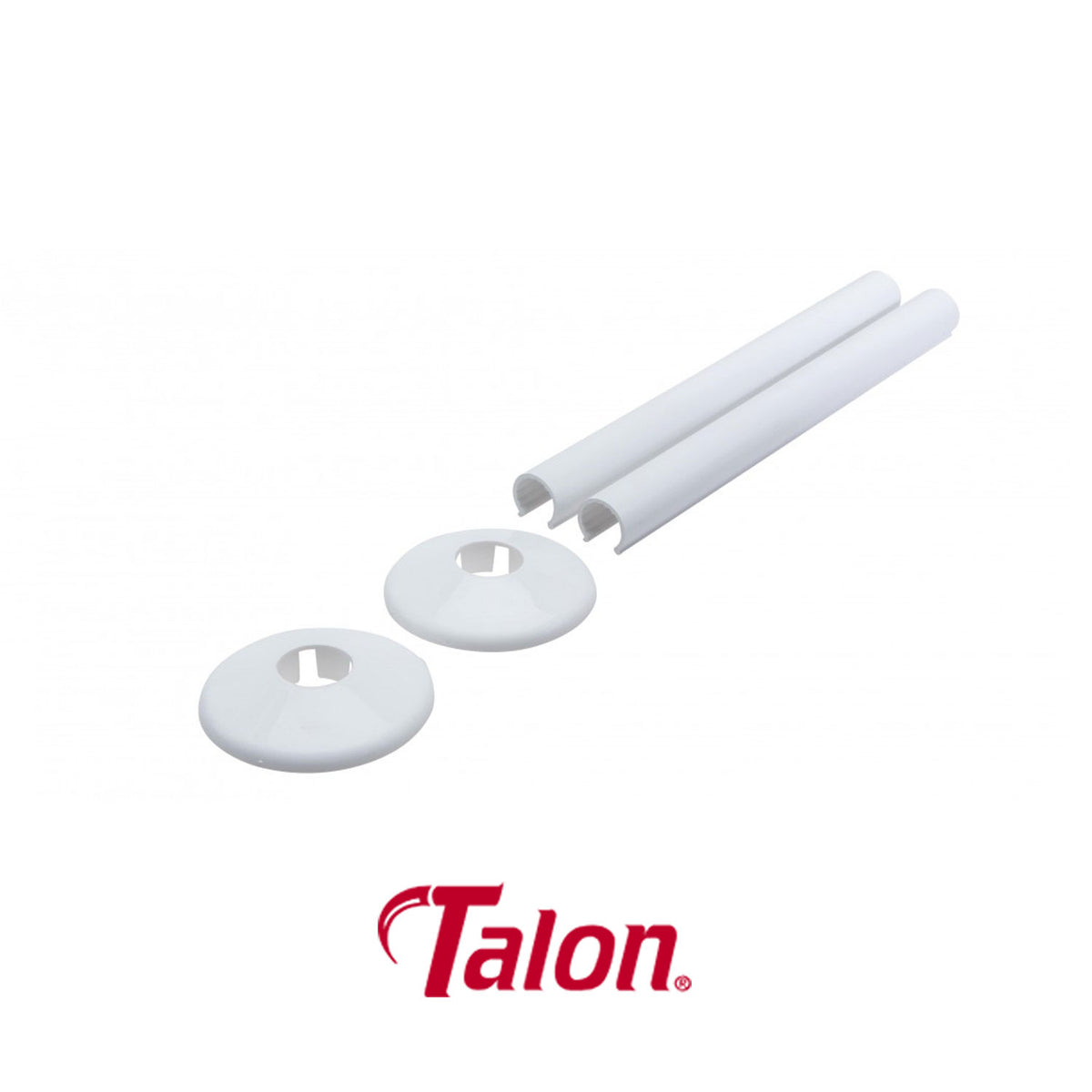 Talon Snappit Towel Rail Radiator Pipe Covers White